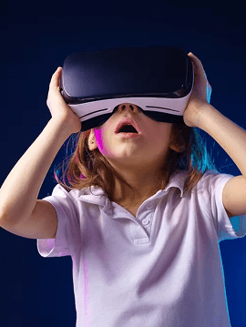 Child using VR